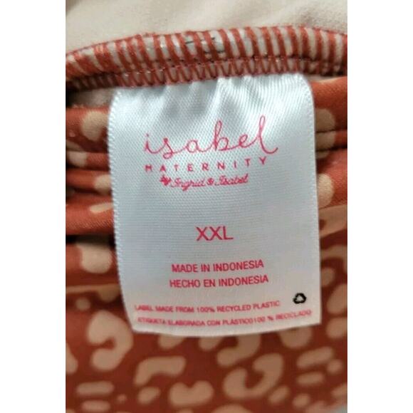 Isabel Maternity One Piece Swimsuit Sz. 2 XL Adjustable Straps - Picture 4 of 9